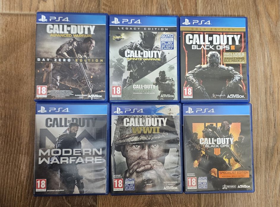 колекция call of duty за  PS4