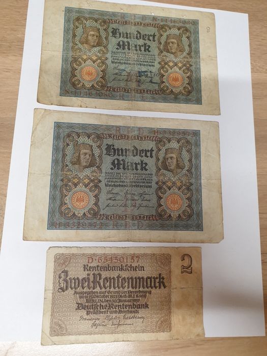 Bancnote nemtesti marci germane