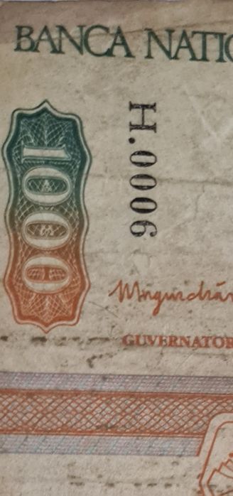 Bancnotă 1000 lei din 1993, serie limitată