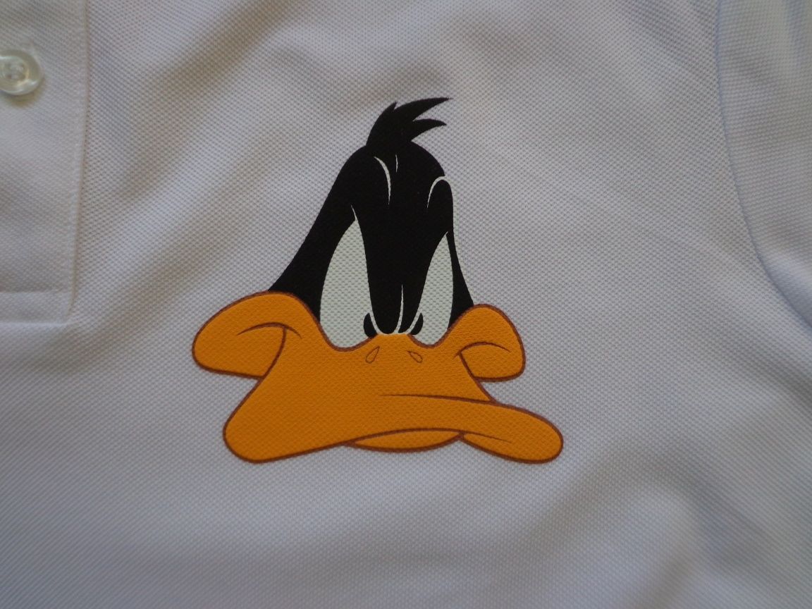 Мъжка поло тениска Iceberg Daffy Duck Print Polo T-shirt