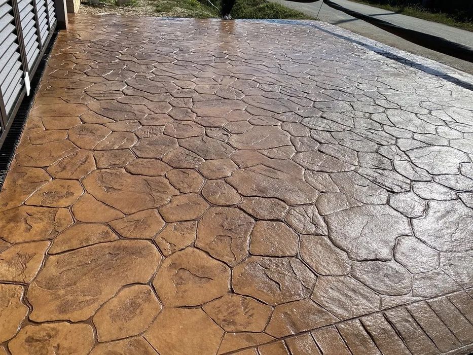 Beton amprentat beton elicopterizat