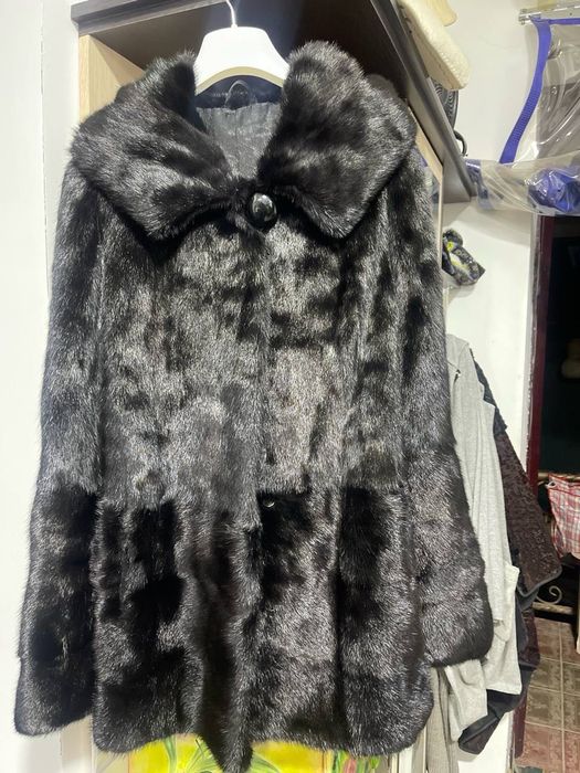 Шуба норка полушубок норковый натуральный размер 44-46 S/M