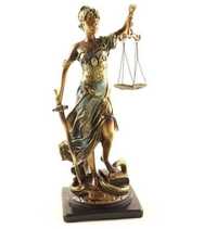 Statuie Zeita Justitiei Mare , bronz