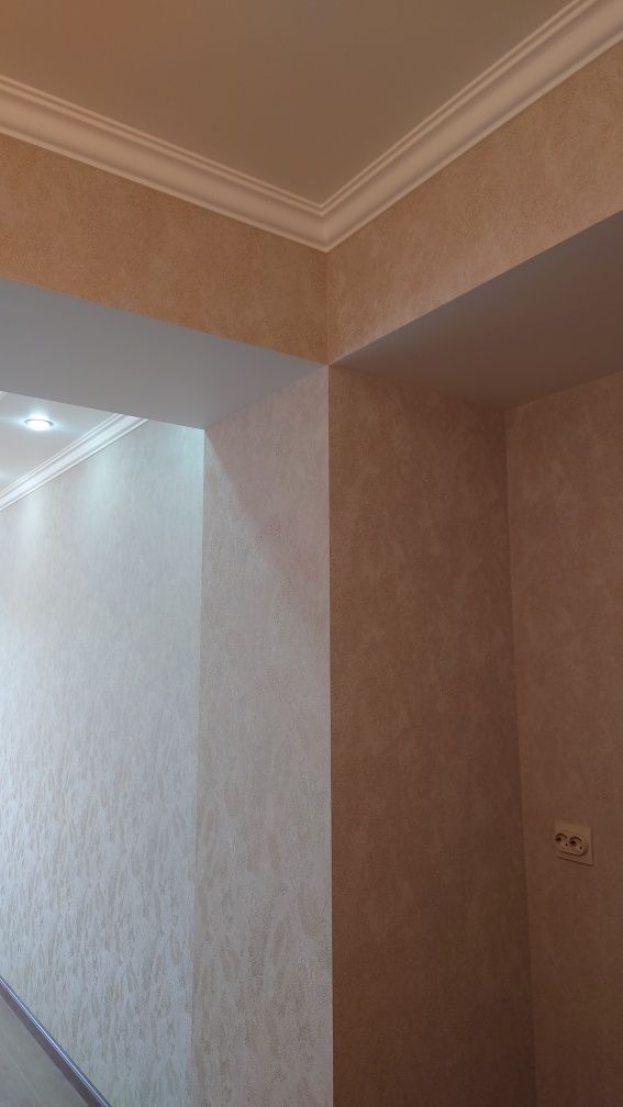 Обои покраска побелка закатка левкас линолеум ламинат ремонт квартир