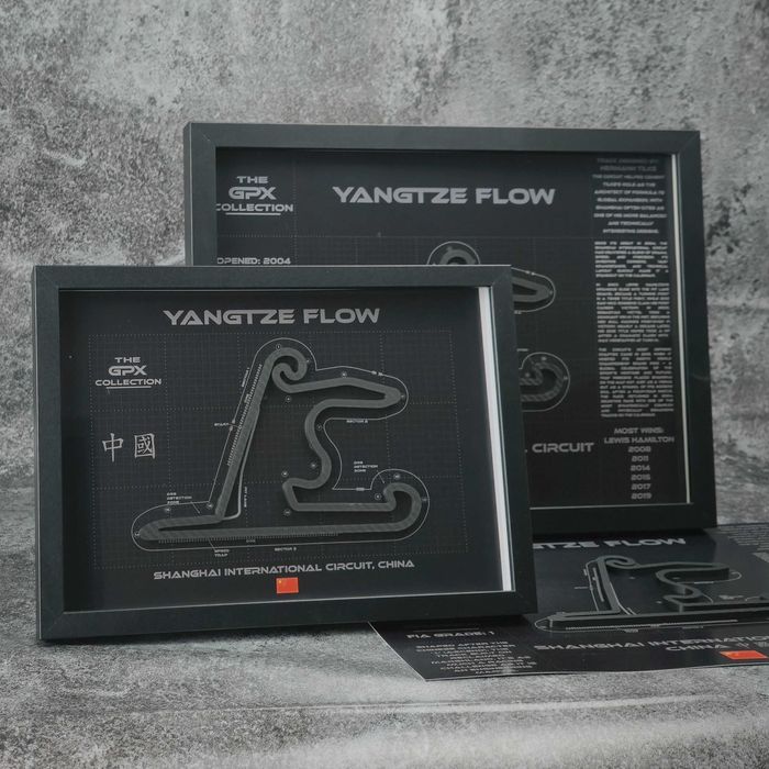 Shanghai – Hartă 3D circuit Formula 1 Chinese GP • GPX Collection