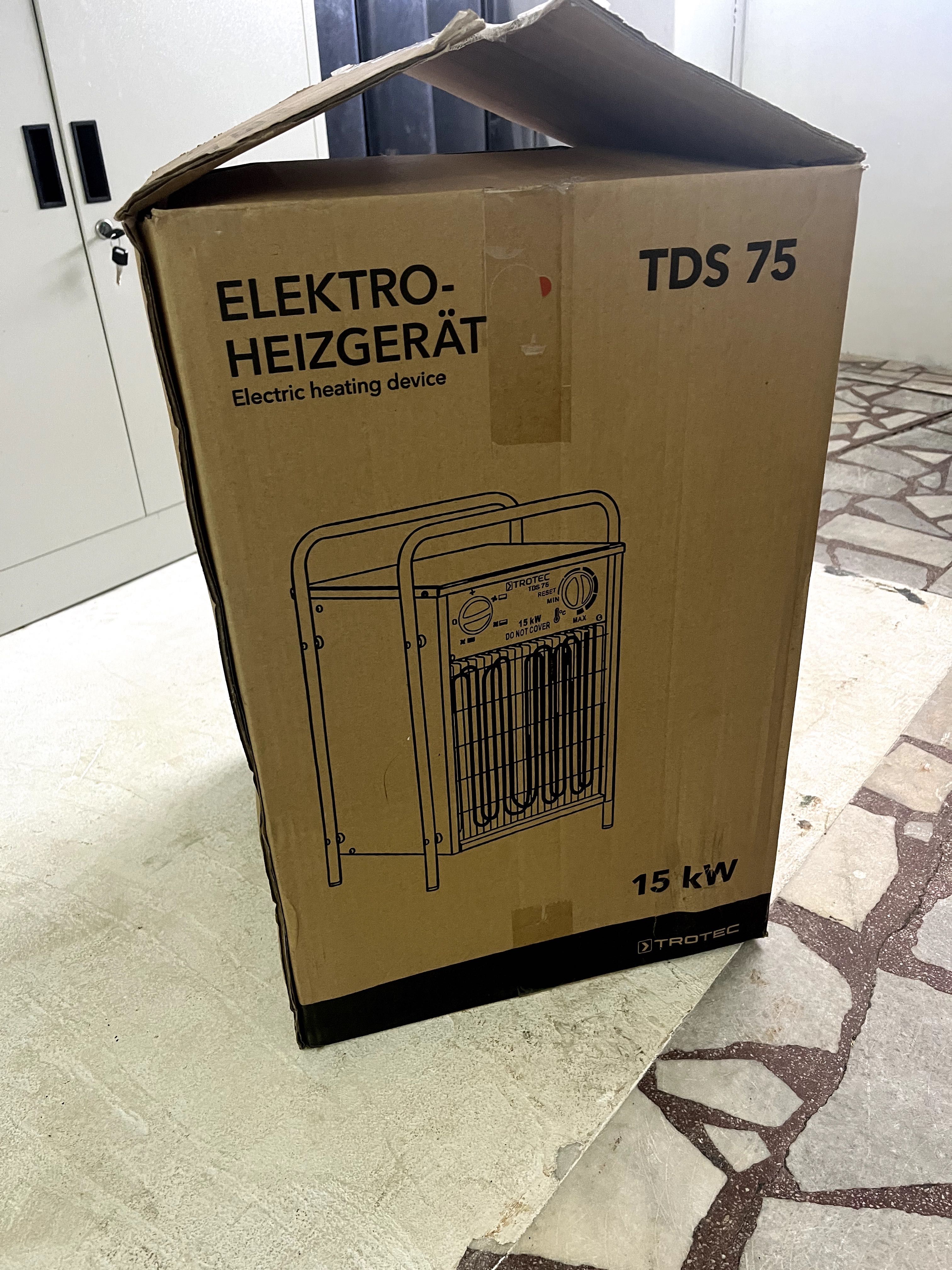 Електрически трифазен калорифер TROTEC TDS 75 15 kW