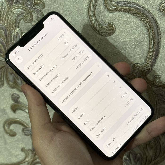 iPhone 11 ProMax 64Gb Gold Akk: 74% Radnoy