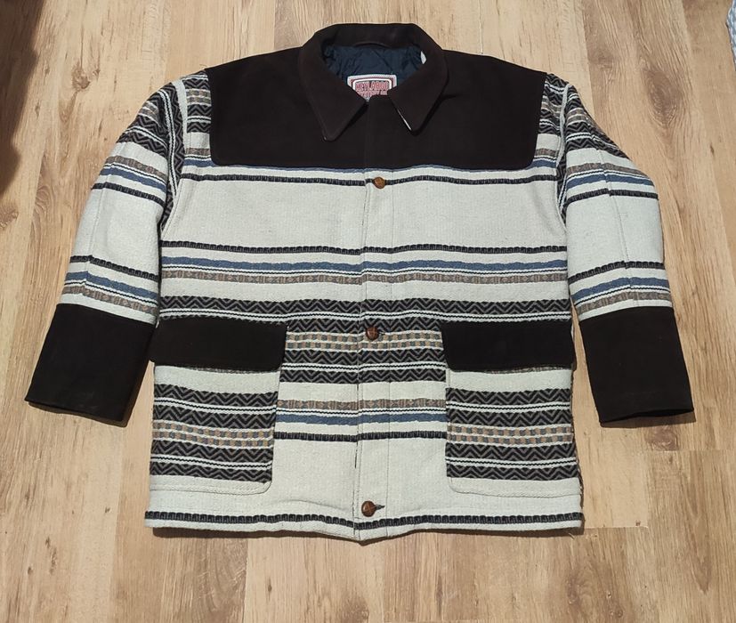 Geaca Key Largo din lână și piele mărimea L/XL