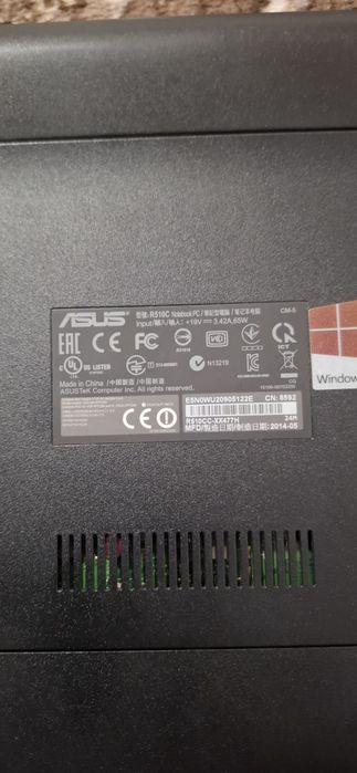 Laptop Asus r510c Nvidia/Intel i7