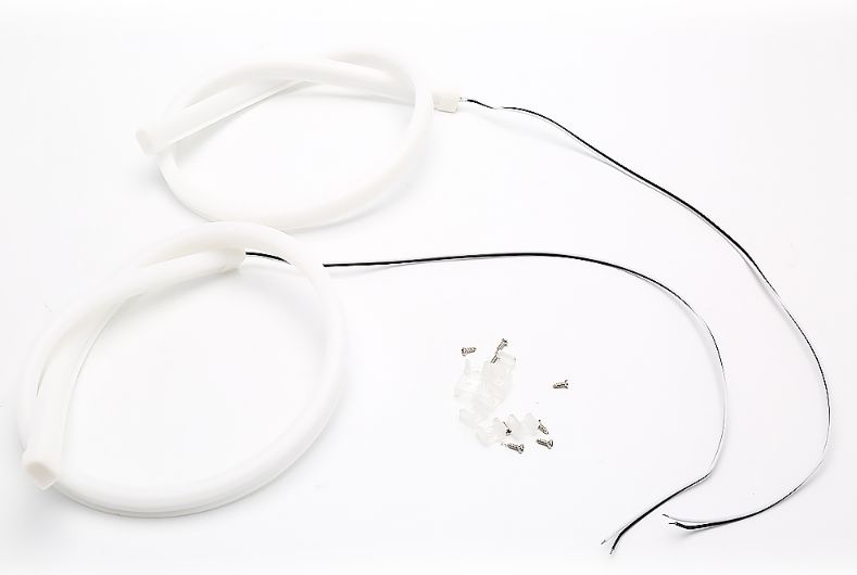 Lumini de zi DRL banda, tub neon flexibil led pozitii universale 60cm