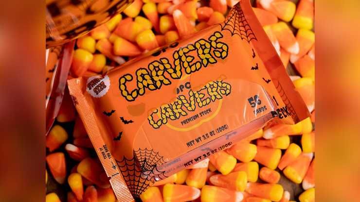 Carvers V2 Pumpkin by Organic Playing Cards