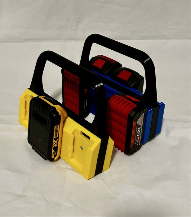 Geanta / Suport acumulatori compatibili Milwaukee Dewalt Bosch Makita