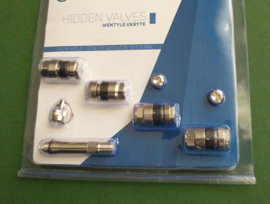 Valve ascunse Negre sau Inox pt jante Aliaj