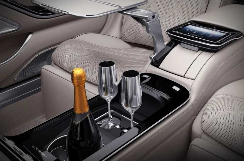 Mercedes-Maybach.Сребърни чаши,за Шампанско./200ml-Height-19"02sm/