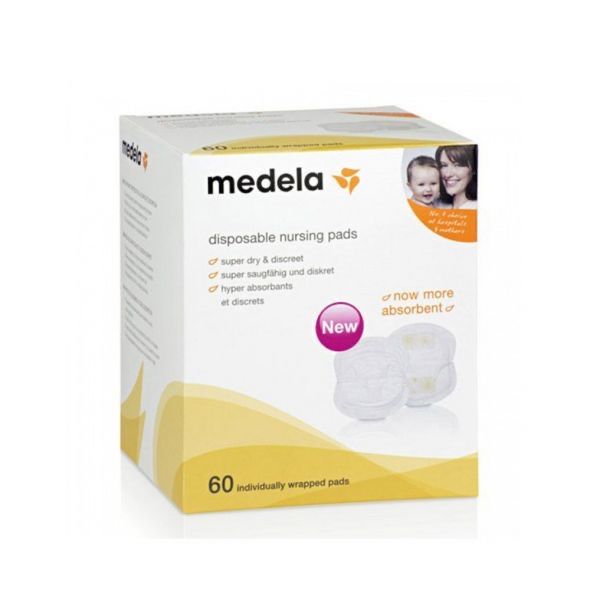 Подплънки за кърма Medela 60 бр - еднократни