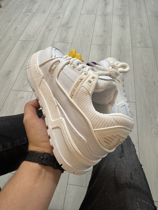Adidasi Barbati LV Maxi Trainer Alb & Crem!