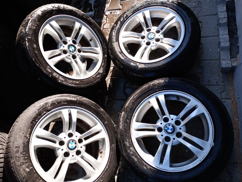 4jante 5x120 R17originale BMW X3 anvelope iarna 235/55/17