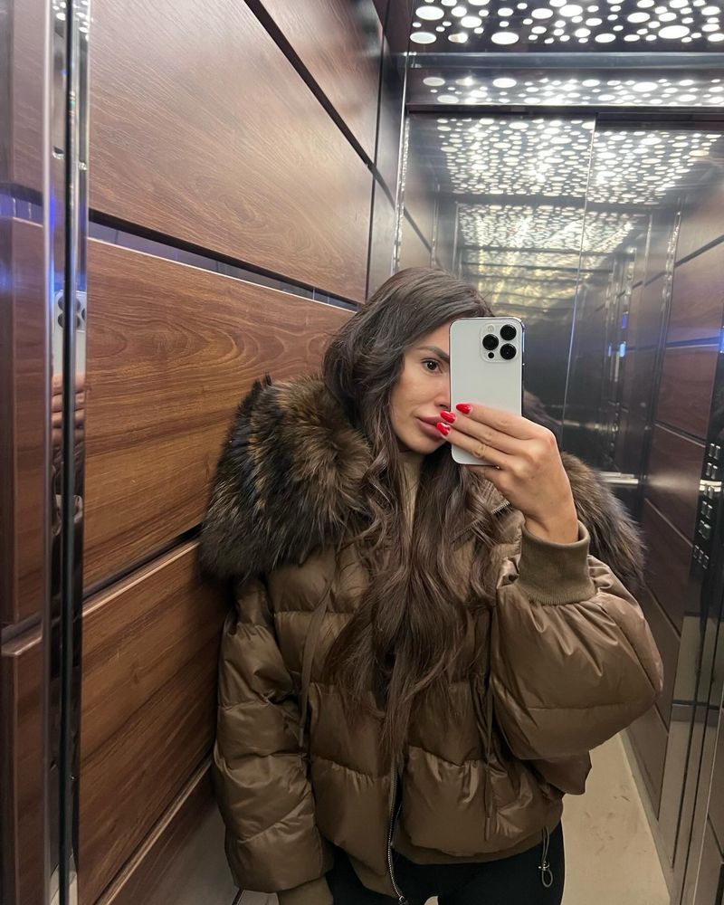 Яке с ествена косъм Лисица