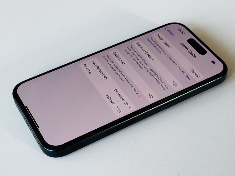 Iphone 15 Pro 128GB Blue 99% Батерия! Гаранция 6 месеца