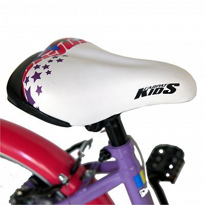 Bicicleta copii 16" CARPAT PRINCESS C1608C, cadru otel, violet/alb