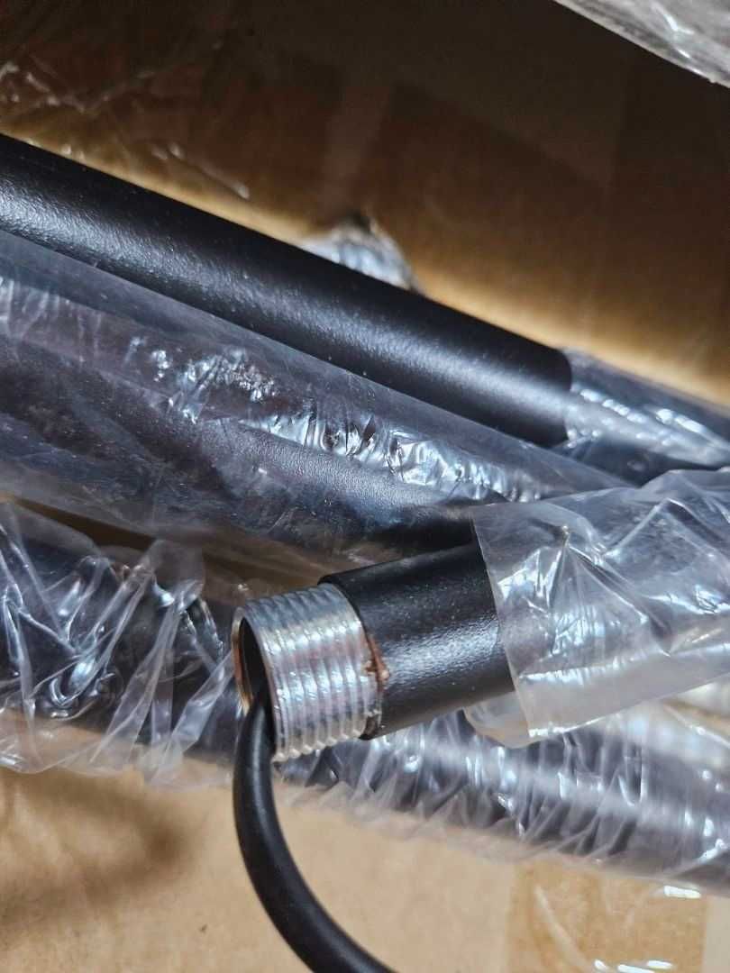 Lampă Arc de Podea EDISHINE 161 cm, Abajur Bej Ajustabil, E27, Negru