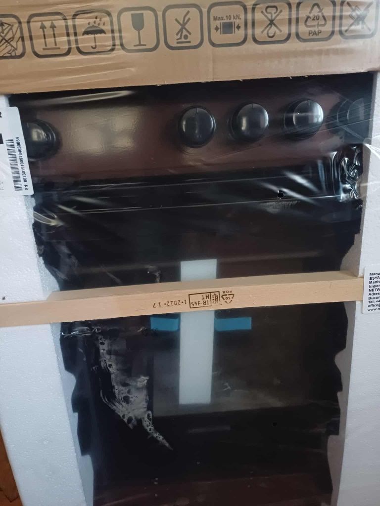 Aragaz Heinner HFSC-V50BRW, Gaz, 4 arzatoare, nou
