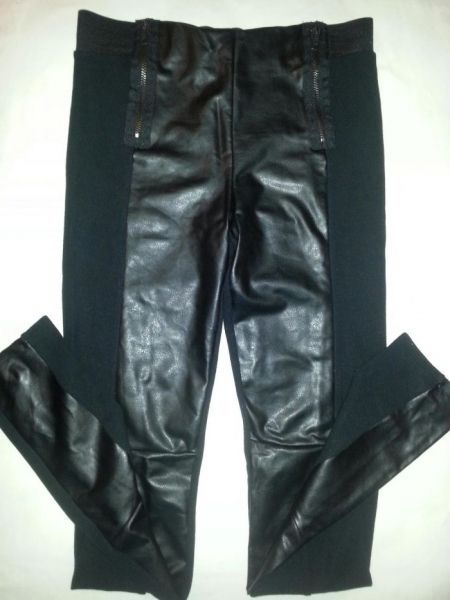 Клин с еко кожа,M/L; Панталони,L,XL