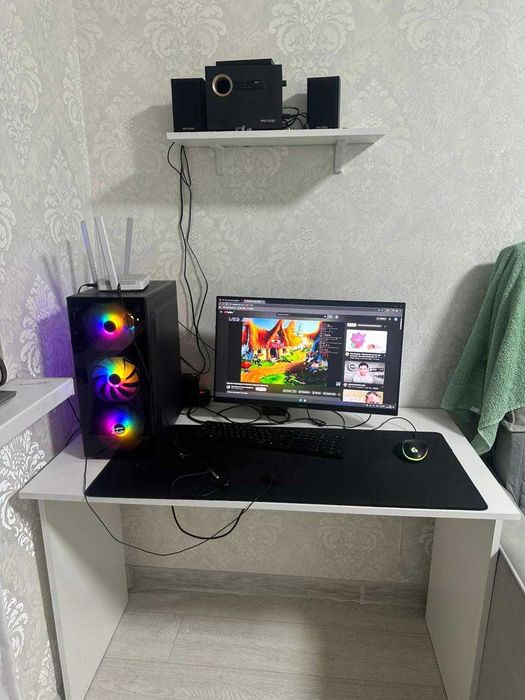 Продам компьютер RTX 5060, R5 5600X, 32 gb, SSD 1tb, 23.8" 180Hz