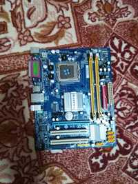 материнская плата LGA775 DDR2, б/у,