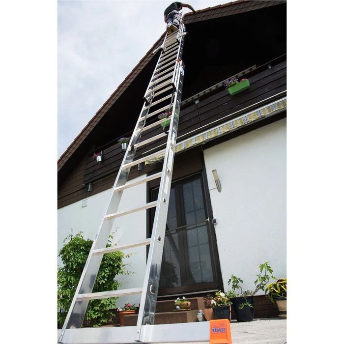 Scara aluminiu extensibila krause 3x11 trepte 100 ron inchirierea