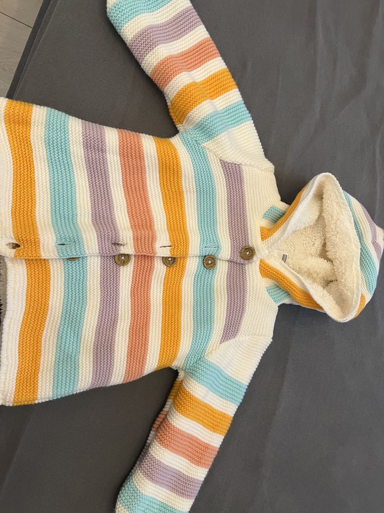 Pulover tricotat teddy copii 92/98