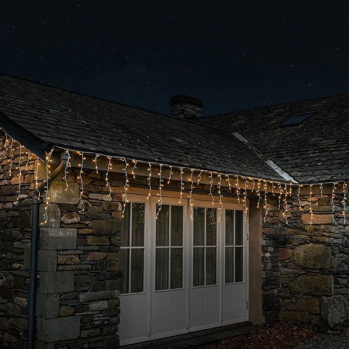 12метра Коледни Led Висяща Инсталация тип Завеса