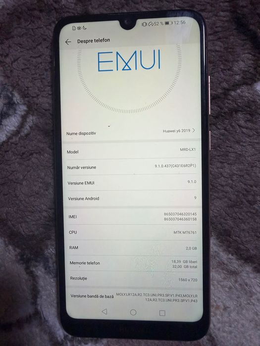 Huawei y6 2019 liber de retea