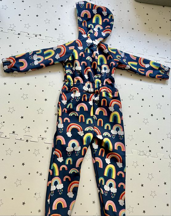 Salopeta softshel cu gluga (marimea 92)