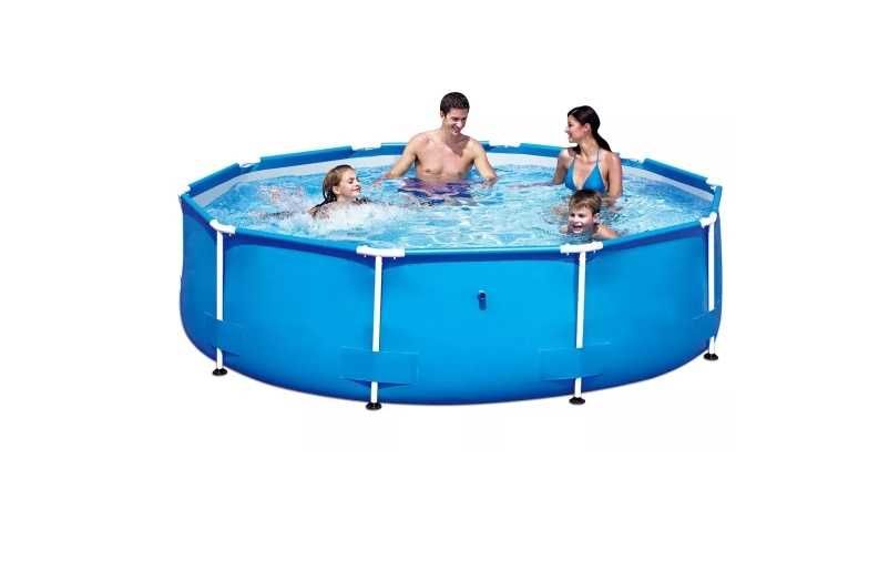 Piscina Familie Copii Rotunda Cadru Metal 305x76cm LivratGRATUIT SB