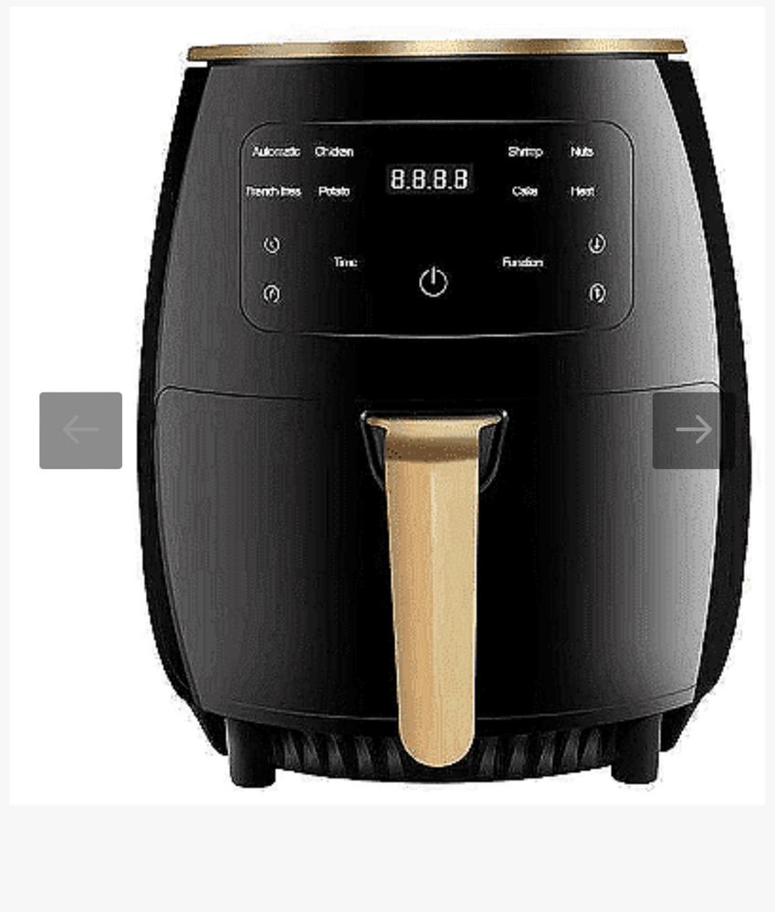 Фритюрник Silver crest с горещ въздух функция печене 6l/8l air fryer