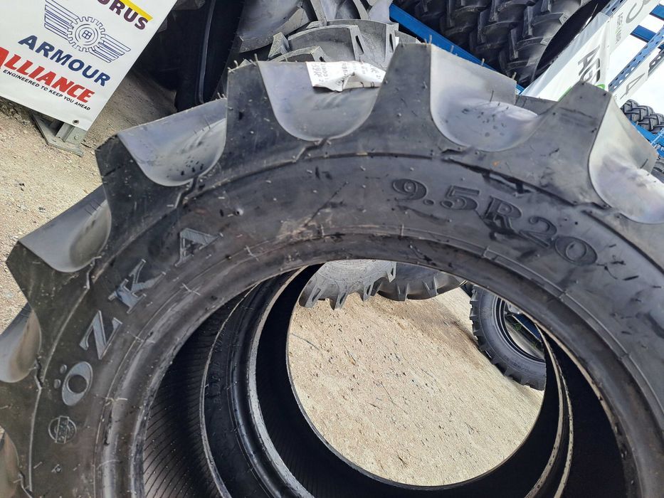 Anvelope noi 9.5R20 marca OZKA cauciucuri radiale TRACTOR fata