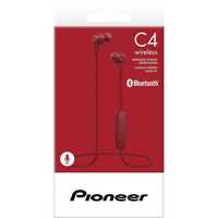 Casti In-Ear Pioneer SE-C4BT-R, Bluetooth, Microfon, Rosu