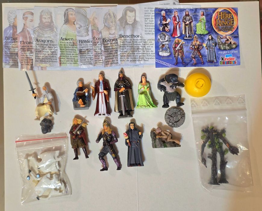 Пълни серии "Властелинът на пръстена" Киндер