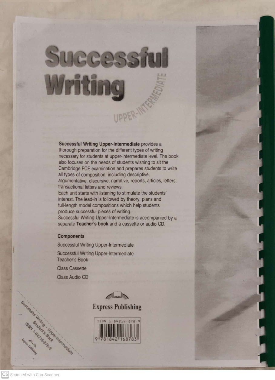 Successful Writing Upper Intermediate