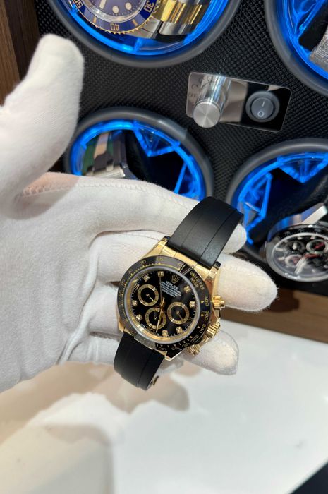 rolex daytona гумена каишка