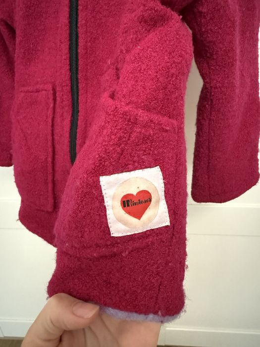 Geaca de lana doua fete marimea 110/ 3-5 ani