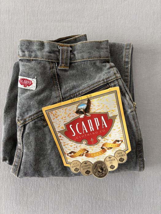 Vintage сиви дънки Scarpa