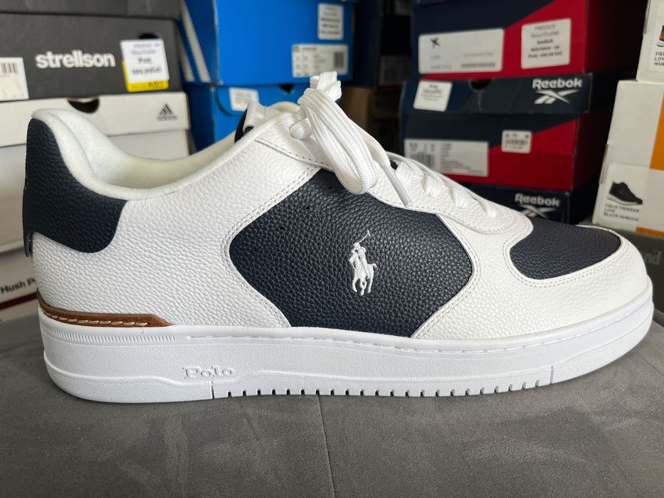 Polo Sneakers Alb/Bleumarin Bărbați 48