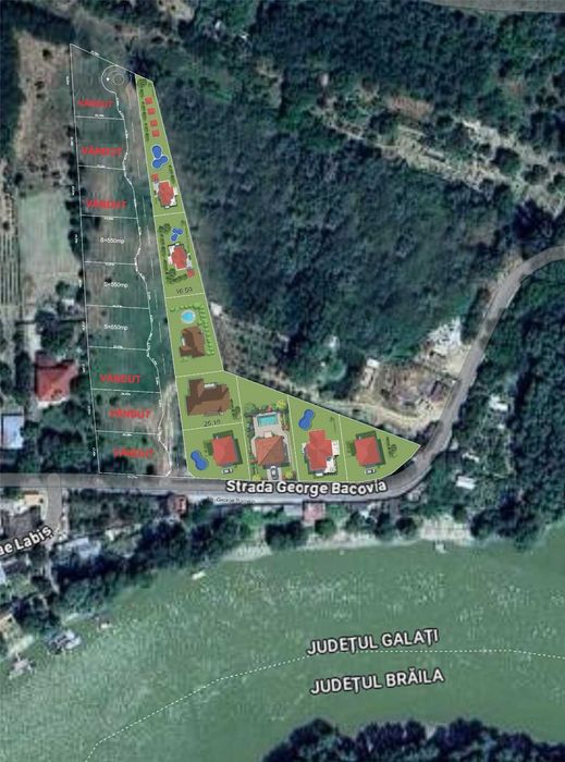Loturi de teren  pentru construcție locuințe