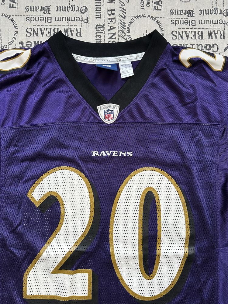 Reebok NFL Baltimore Ravens #20 Reed original jersey блуза.S