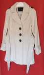 Pardesiu trench coat dama ZARA primavara marimea M crem impecabil