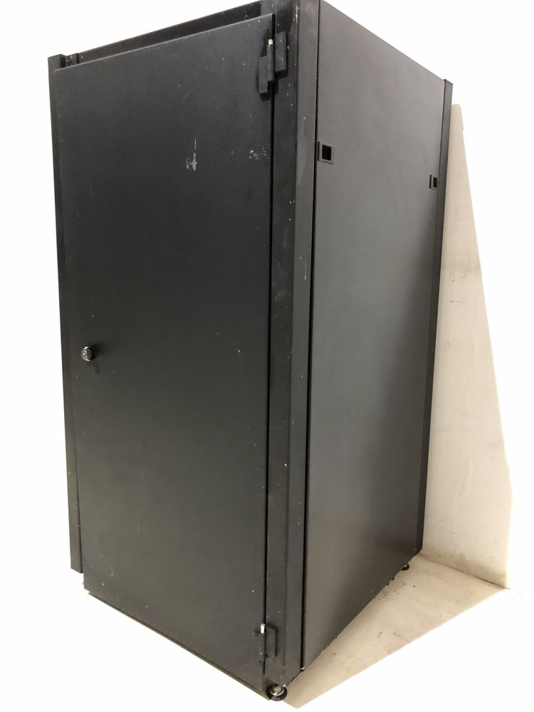 Rack Server h 115 cm, Metalic, Negru, Montare Podea