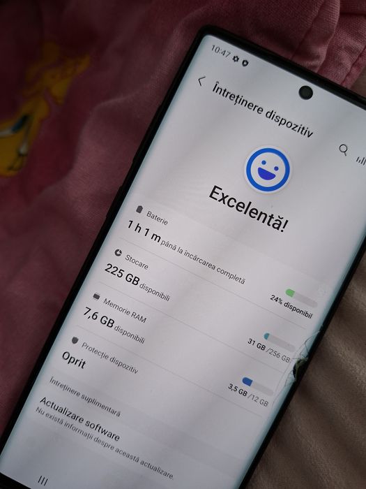 Vând Samsung Galaxy note 10+ cu ecran defect