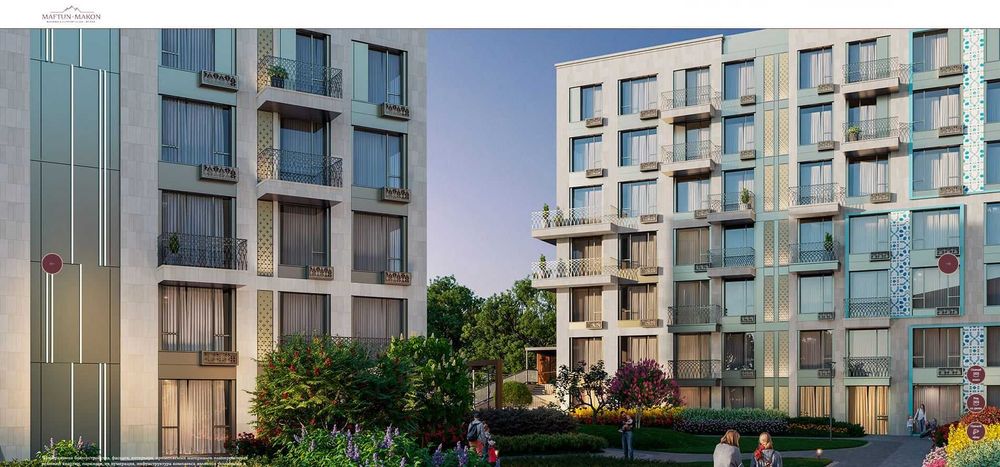 Престижнaя новостройка ЖК NRG Maftun Makon Янги Узбекистан 66,72 кв.м.